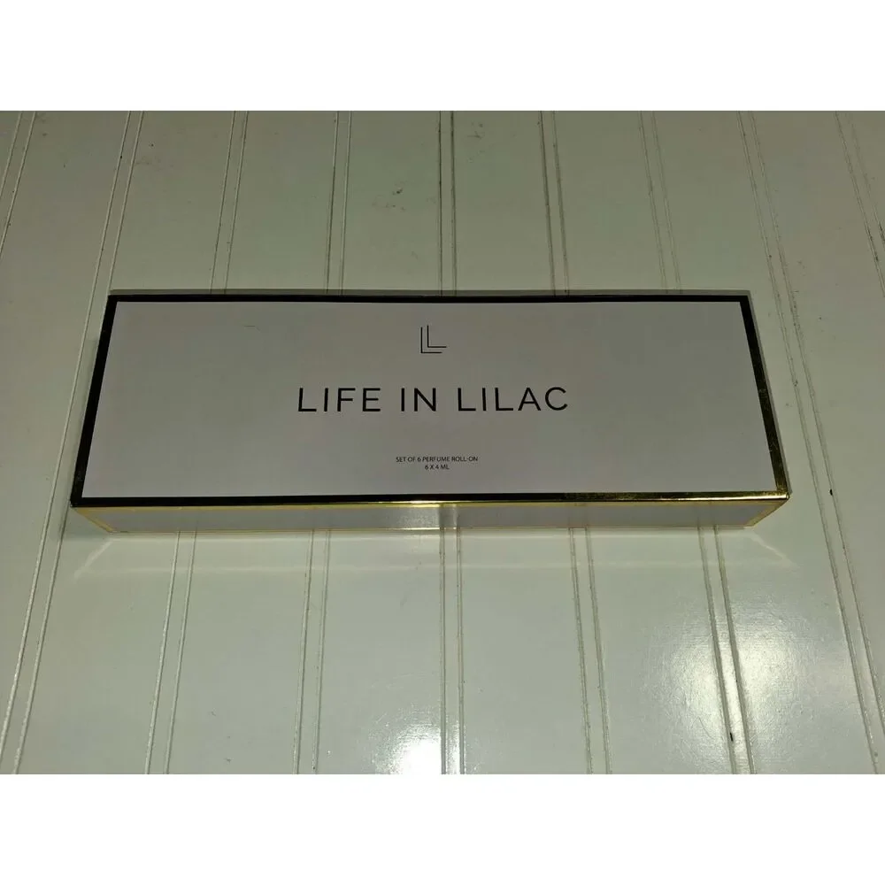Life in Lilac Perfume Roll-On Gift Set 6 Scents 4ml Each New in Box